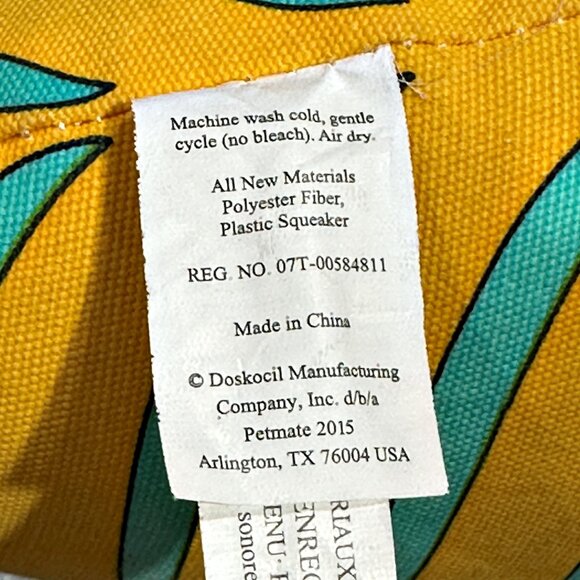 Lot of 3 Plush Dog Toys Bark Turkey Zippy Paws Cupcake PetMate Fish All Squeak - Picture 9 of 11